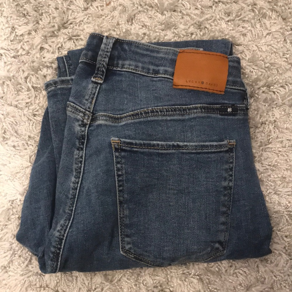 Lucky Brand Distressed Blue Jeans